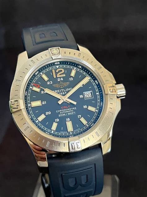 breitling colt chronometre 200m/660ft|breitling a17388 price.